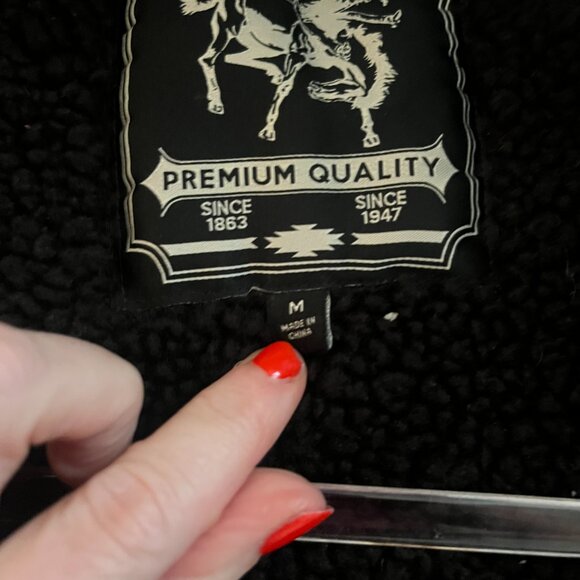 Pendleton X Wrangler Wool and Denim Jacket Size Medium - Picture 8 of 16